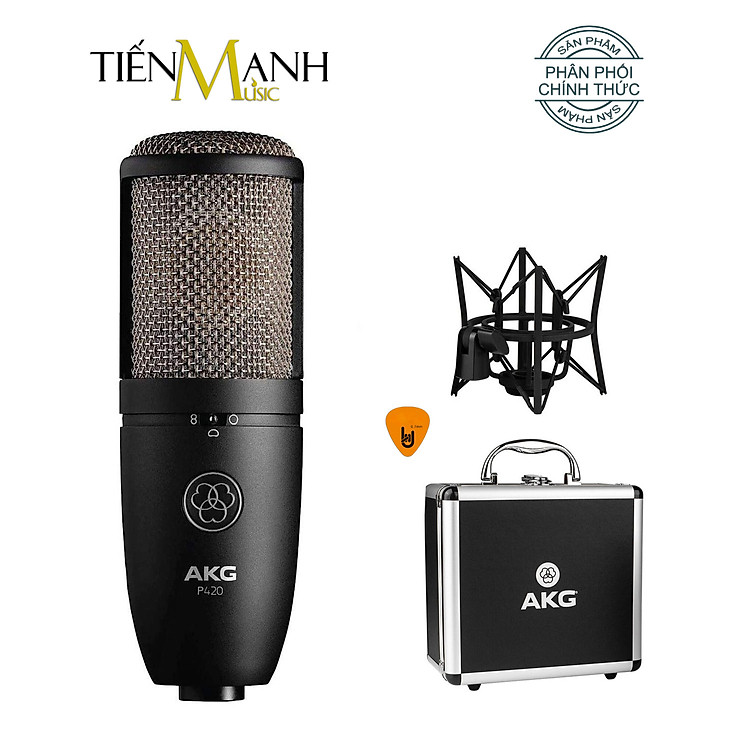 [Chính Hãng] Micro AKG P420 Mic Condenser Thu Âm Phòng Studio, Biểu Diễn Chuyên Nghiệp, Microphone Vocal Cardioid Hàng Chính Hãng