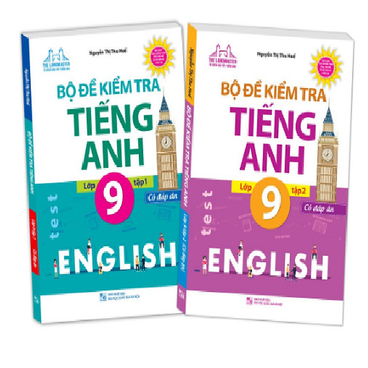 Combo Bộ đề kiểm tra tiếng Anh lớp 9
