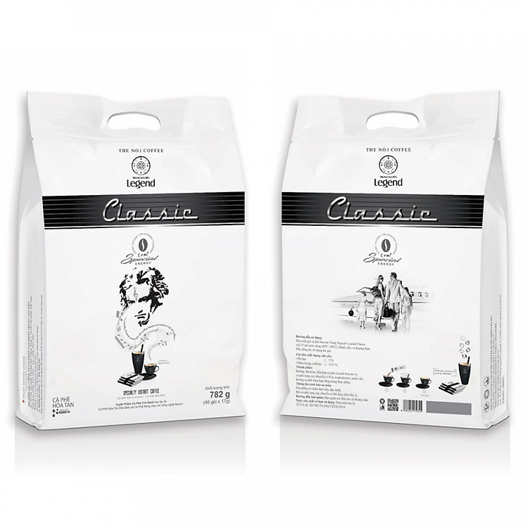 Cà Phê Hòa Tan Legend Classic Bịch 46 Gói - (Giao Ngẫu Nhiên)