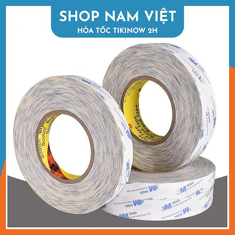 Cuộn Băng Keo 2 Mặt Siêu Dính (10mm x 50 mét) - Ảnh 3