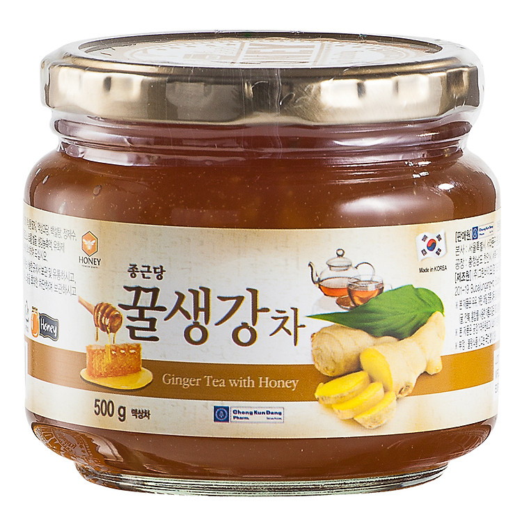 Mật Ong Gừng Ginseng House - Ginger Tea With Honey Hộp 500g