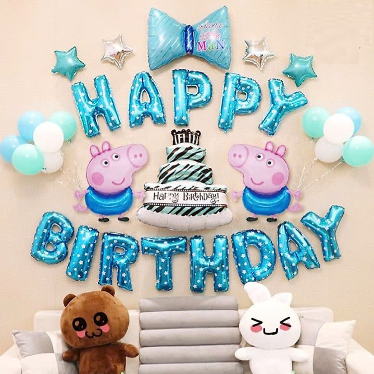 Bộ Bong Bóng Trang Trí Sinh Nhật (Sét 2)