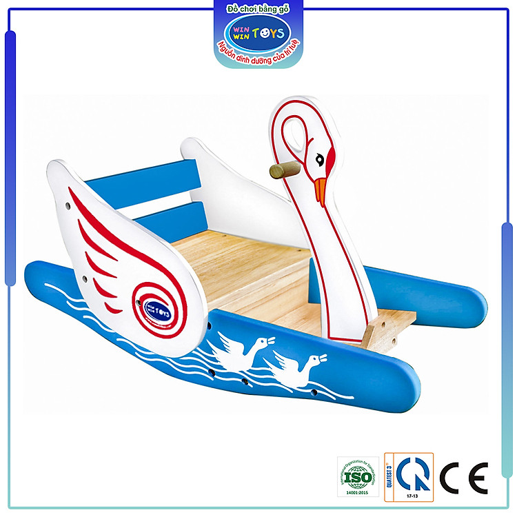 Tìm mua tại Avakids: Đồ chơi gỗ Bập bênh thiên nga Winwintoys - Ngập tràn khuyến mãi