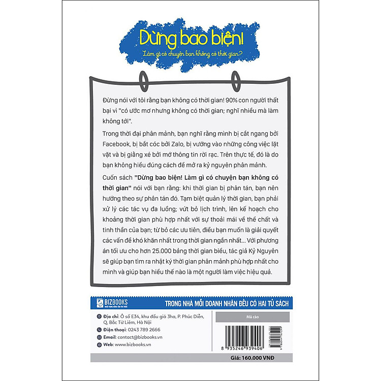 Dừng Bao Biện! Làm Gì Có Chuyện Bạn Không Có Thời Gian? - Ảnh 2