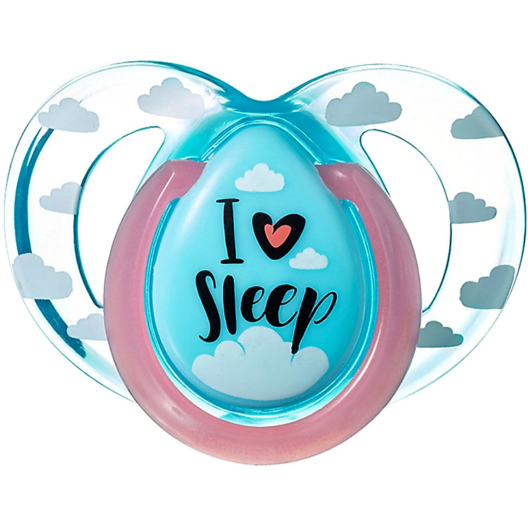 Ty ngậm dạ quang cho bé Tommee Tippee 6-18 tháng (vỉ 1 cái) - Night Time - Xanh ngọc