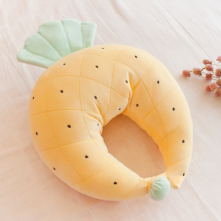 Gối Tựa Cổ Chữ U Hình Dứa Siêu Cute