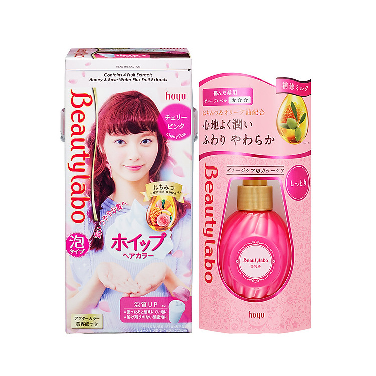 Combo Thuốc nhuộm tóc tại nhà dạng bọt Beautylabo 125ml và Serum Dưỡng Tóc Beautylabo 120ml