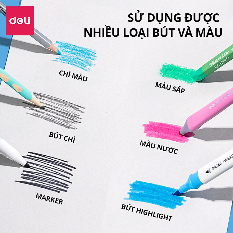 Vở Vẽ Học Sinh A4 Deli (60 trang) - Ảnh 5