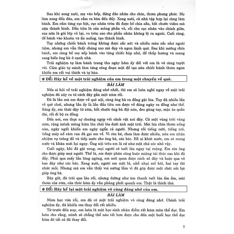 Những Bài Làm Văn Mẫu Lớp 6 - Ảnh 6