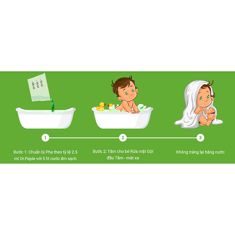 Mua Nước tắm gội thảo dược Dr.Papie 500ml Chính hãng Tiết kiệm - Hình ảnh 2