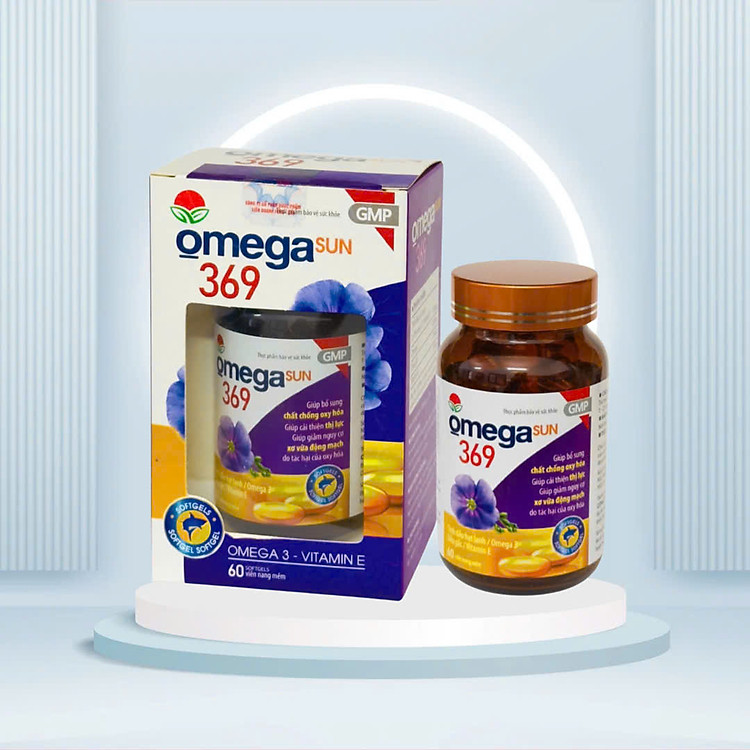 Viên uống bổ mắt Omega 369 SW, hộp 60 viên, hỗ trợ tim mạch