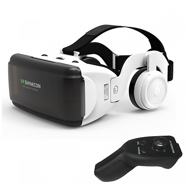 Kính thực tế ảo VR Shinecon G06E + kèm tay cầm chơi game B03 (Hàng nhập khẩu)