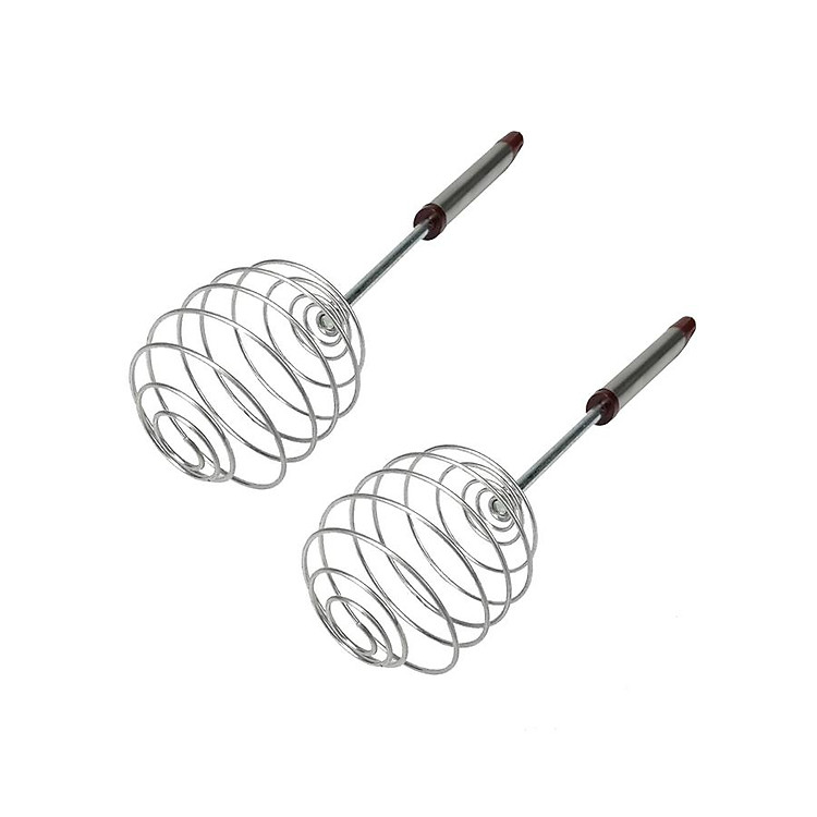 Combo 2 dụng cụ đánh trứng inox cầm tay cỡ nhỏ GS00020