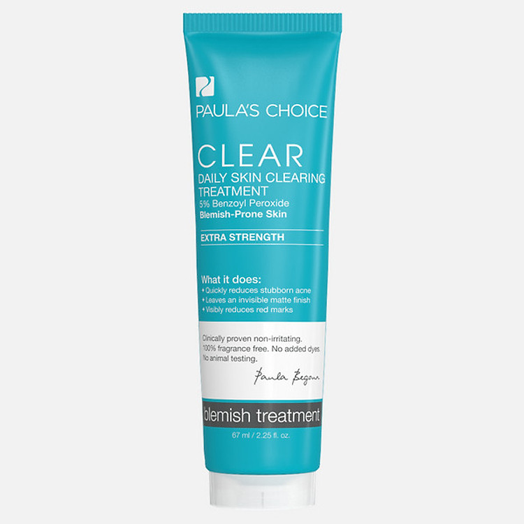 Kem Hỗ Trợ Điều Trị Mụn Chuyên Sâu Paula's Choice Clear Extra Strength Daily Skin Clearing Treatment With 5% Benzoyl Peroxide. (67ml)