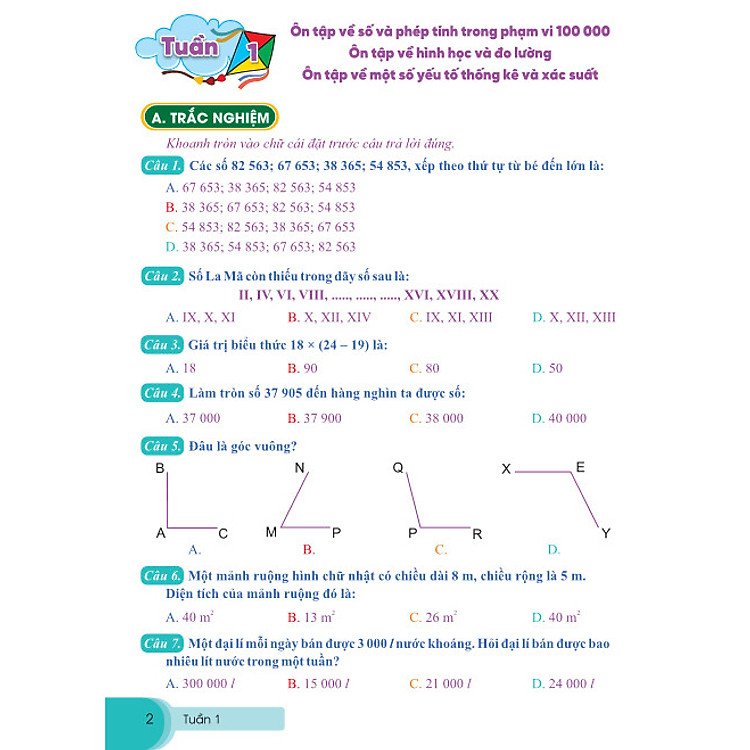 Bài Tập Tuần Toán 4 - Cánh Diều (Tập 1) - Ảnh 5