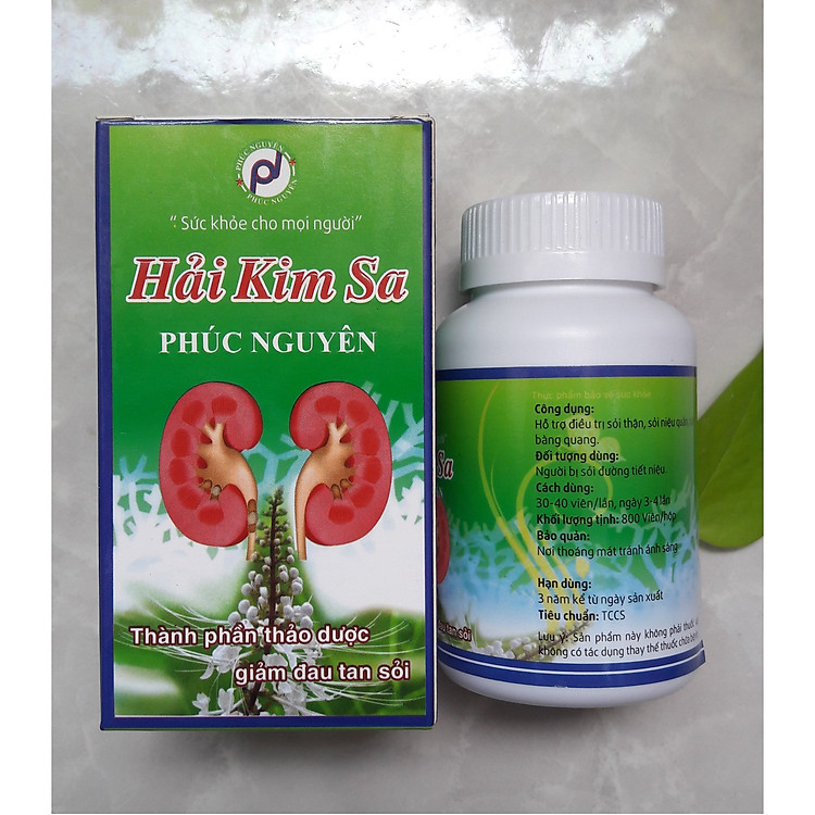 Thực phẩm bảo vệ sức khỏe Bài thạch lợi tiểu Hải kim sa phúc nguyên