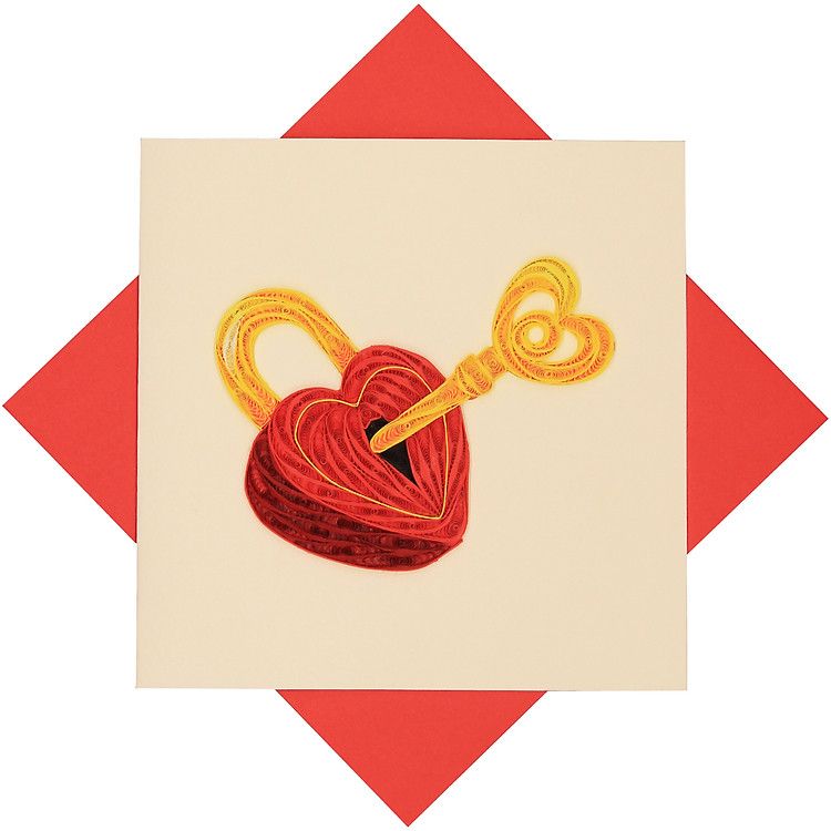 THIỆP HANDMADE – THIỆP VALENTINE TÌNH YÊU GIẤY XOẮN 3D – THIỆP THỦ CÔNG NGHỆ THUẬT TẶNG KÈM KHUNG TRANH GIẤY TRANG TRÍ ĐỂ BÀN HOẶC TREO TƯỜNG – THIỆP TẶNG SINH NHẬT, KỶ NIỆM, TÌNH YÊU...