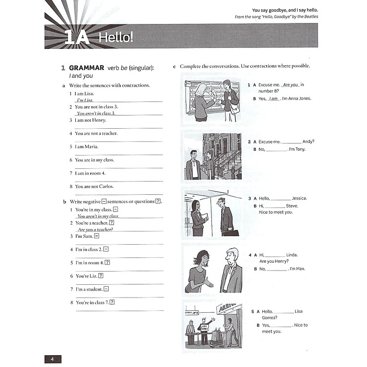 English File: Beginner: Workbook Without Key - 3rd Edition - Ảnh 5