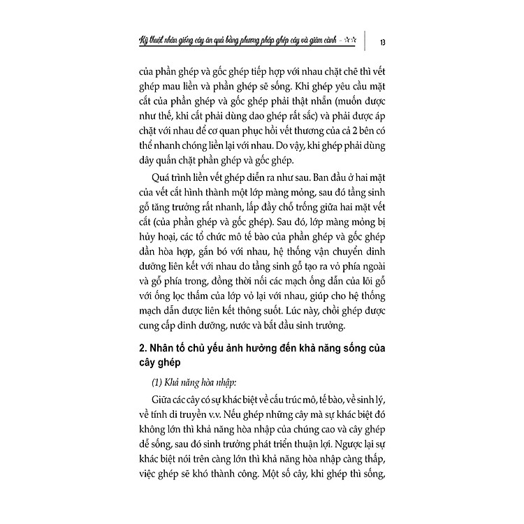 Kỹ Thuật Nhân Giống Cây Ăn Quả Bằng Phương Pháp Ghép Cây Và Giâm Cành (Tập 2) - Ảnh 7