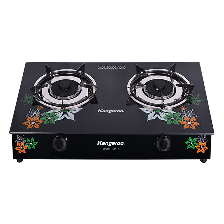 Bếp Gas Dương Mặt Kính Kangaroo KG512 - Hàng chính hãng