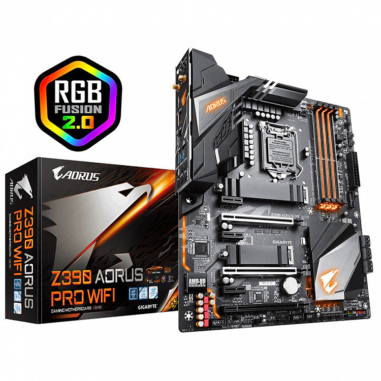 Bo Mạch Chủ Mainboard GIGABYTE Z390 AORUS Pro WIFI (SK1151) - Hàng Chính Hãng