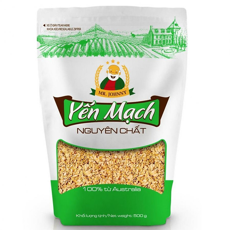 Yến mạch nguyên chất hiệu Mr Johnny 500g