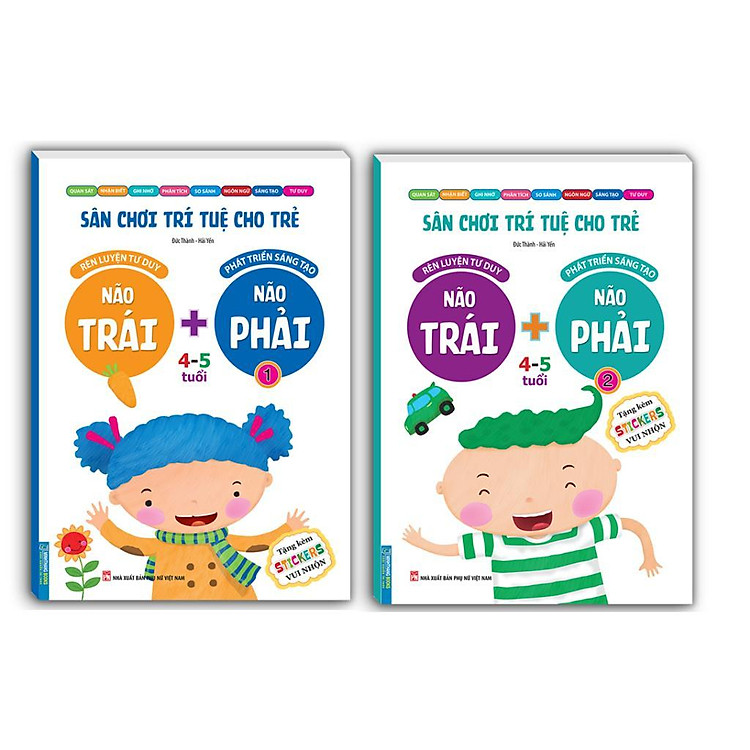 Sân Chơi Trí Tuệ Cho Trẻ 4 – 5 Tuổi – Não Trái + Não Phải