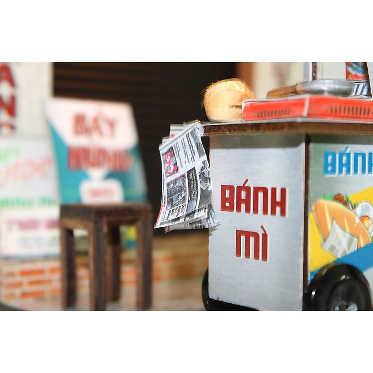 Mô Hình Sài Gòn Thu Nhỏ - XE BÁNH MỲ Chính hãng Ưu đãi - Hình ảnh 4