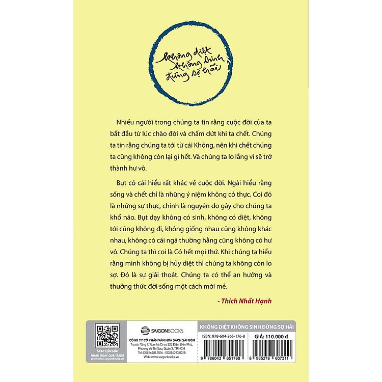 Không Diệt Không Sinh Đừng Sợ Hãi (Tái Bản Lần Thứ 5) - Ảnh 2