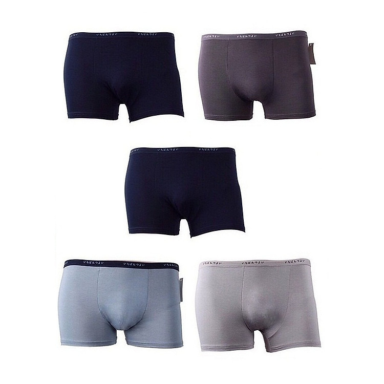 Bộ 4 Quần Boxer Nam Chất Lụa