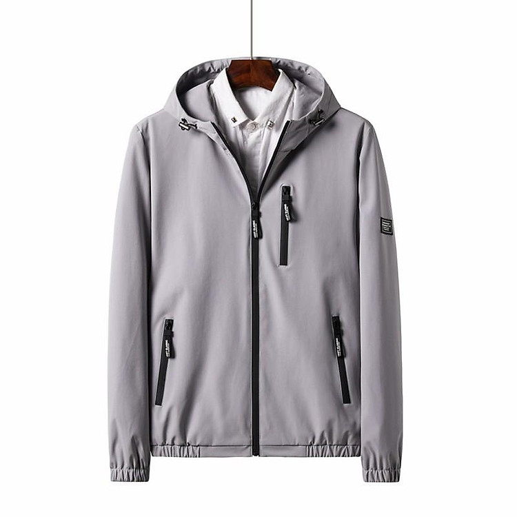 Áo Khoác Dù Nam Có Nón Phối Túi AK27