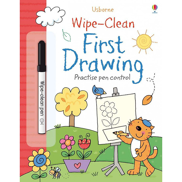 Sách tẩy xóa tiếng Anh - Wipe-Clean First Drawing