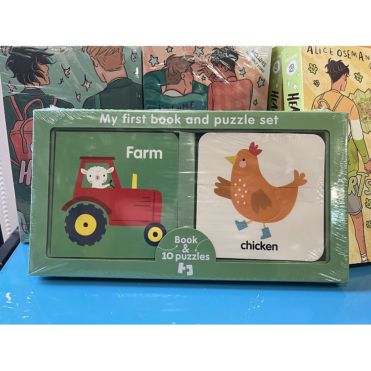 Học và Xếp Hình Tiếng Anh: First Learning Book And Puzzle Set