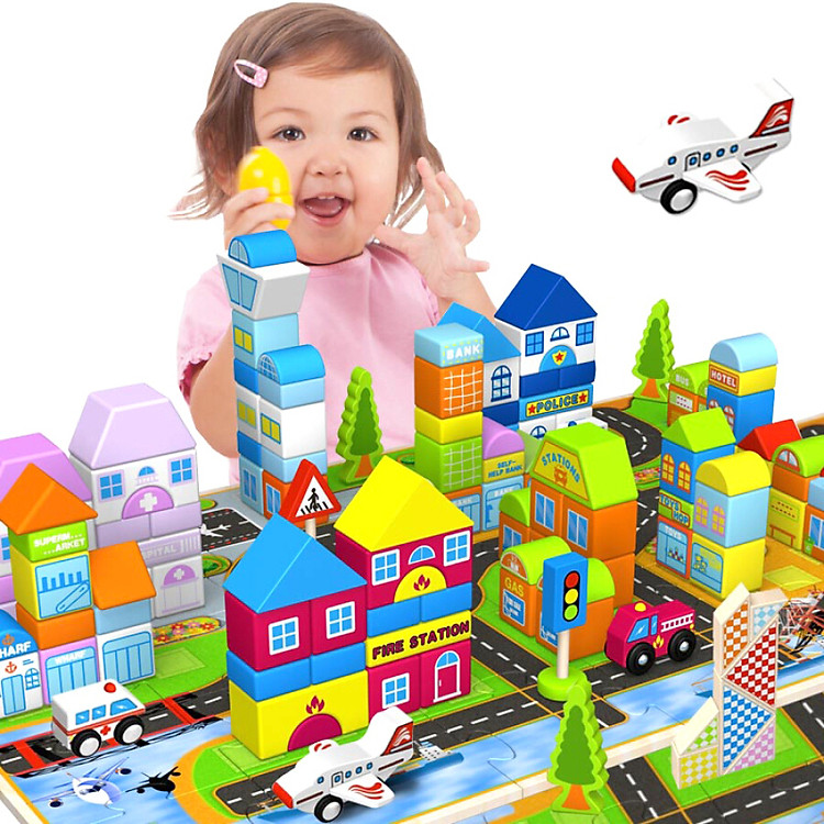 Bộ Khối Gỗ Xếp Hình Ming Ta