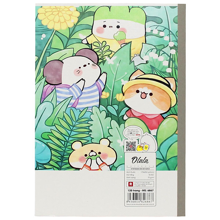 Tập Haplus Olala Kẻ Ngang (120 trang, 70gsm) - Ảnh 3