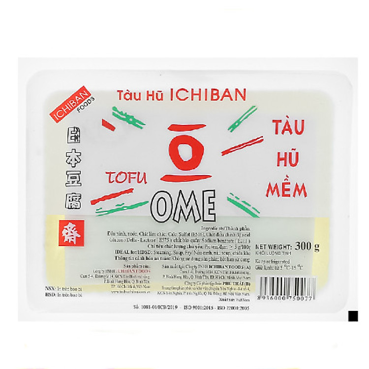 Tàu hũ trắng Ichiban 300g - 50268