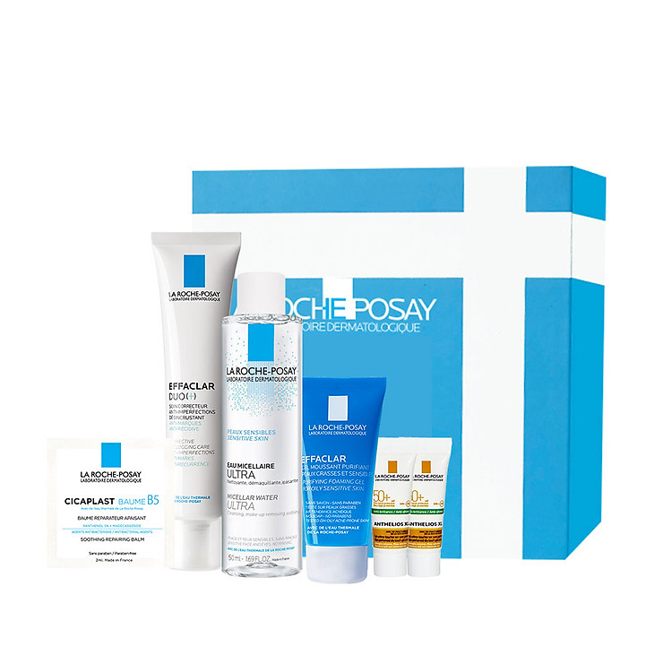 Bộ sản phẩm giảm mụn, ngừa thâm hiệu quả trong vòng 12h La Roche-Posay Duo+