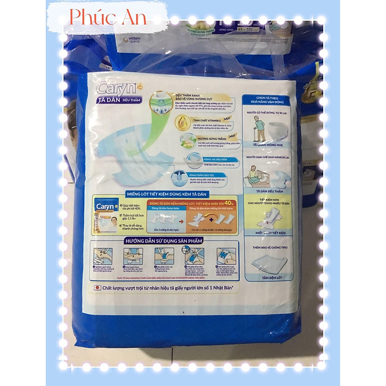 Tã Dán Người Lớn Caryn Size L 10 Miếng Chính hãng Giá tốt - Hình ảnh 2