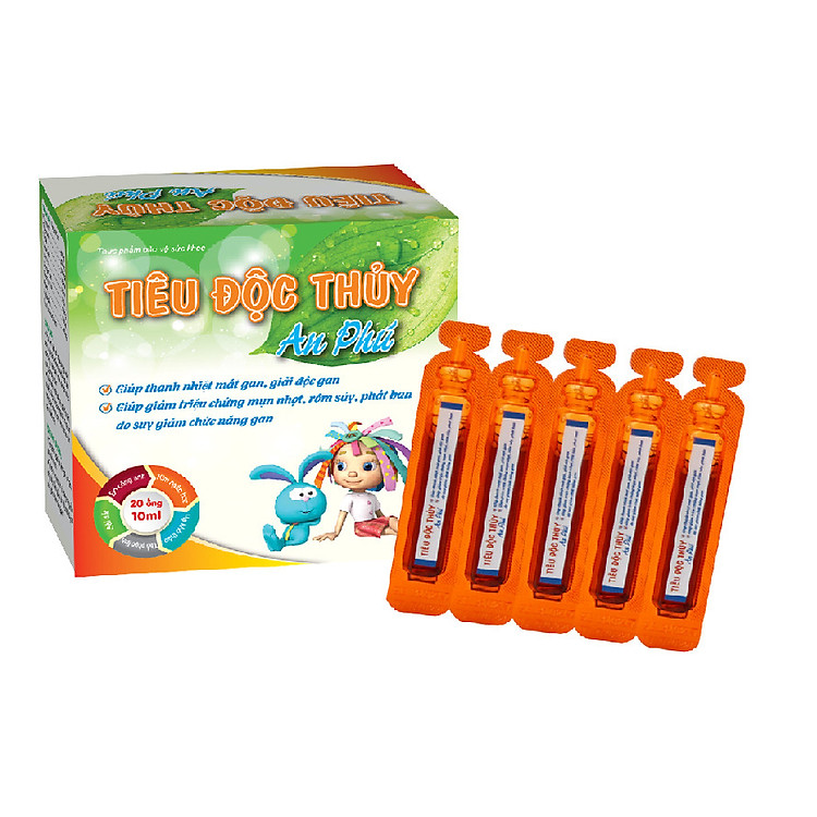 TPCN Siro TIÊU ĐỘC THỦY AN PHÚ - Hết Rôm sảy, Mụn nhọt, Mẩn ngứa, Mày đay, Phát ban; Trẻ em và người lớn đều dùng được; Từ thảo dược an toàn, hiệu quả