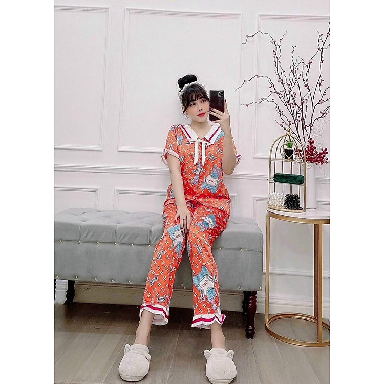 BỘ NGỦ LỤA QUẦN DÀI SIÊU LỊCH SỰ NHA