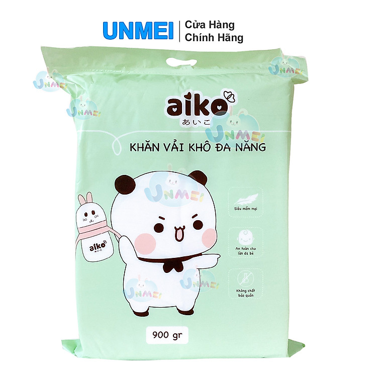 Túi Khăn Khô Đa Năng Aiko 900g Chính hãng Giá rẻ - Hình ảnh 2