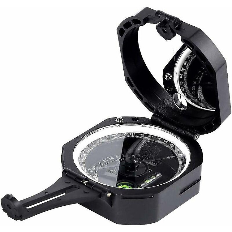 La bàn đi bộ đường dài đa chức năng IP65 La bàn di động với mặt số ánh sáng huỳnh quang, thang đo thẻ, máy đo độ nghiêng, không thấm nước, để đi săn đi bộ đường dài du lịch