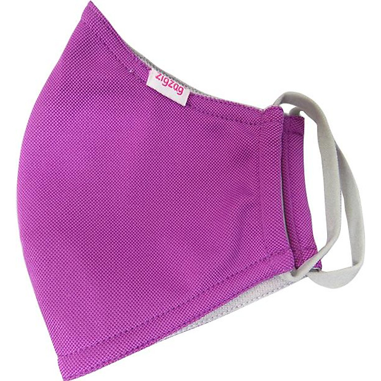 Khẩu trang chống nắng UPF50+ hồng đậm Zigzag MAS00108