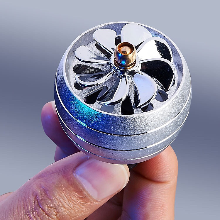 Quạt sáp thơm cài cửa gió điều hoà có đèn led loại 8 cánh