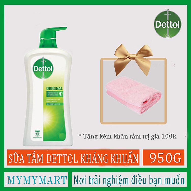Sữa Tắm Dettol Kháng Khuẩn - Chai 950g
