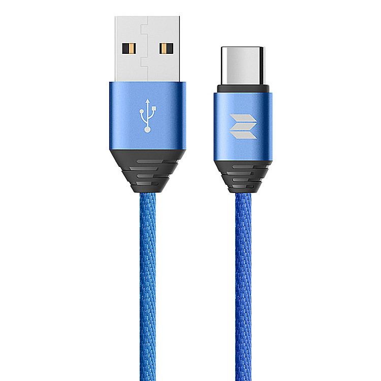 Dây Cáp Sạc Rock Space M5 Chuẩn C Dây Dù 1.0m RCB0511 - Hàng Chính Hãng