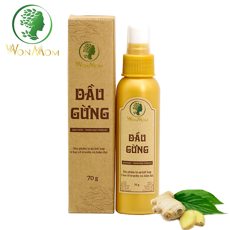 Mua Dầu gừng thảo mộc tan mỡ bụng Wonmom Giá rẻ - Hình ảnh 3
