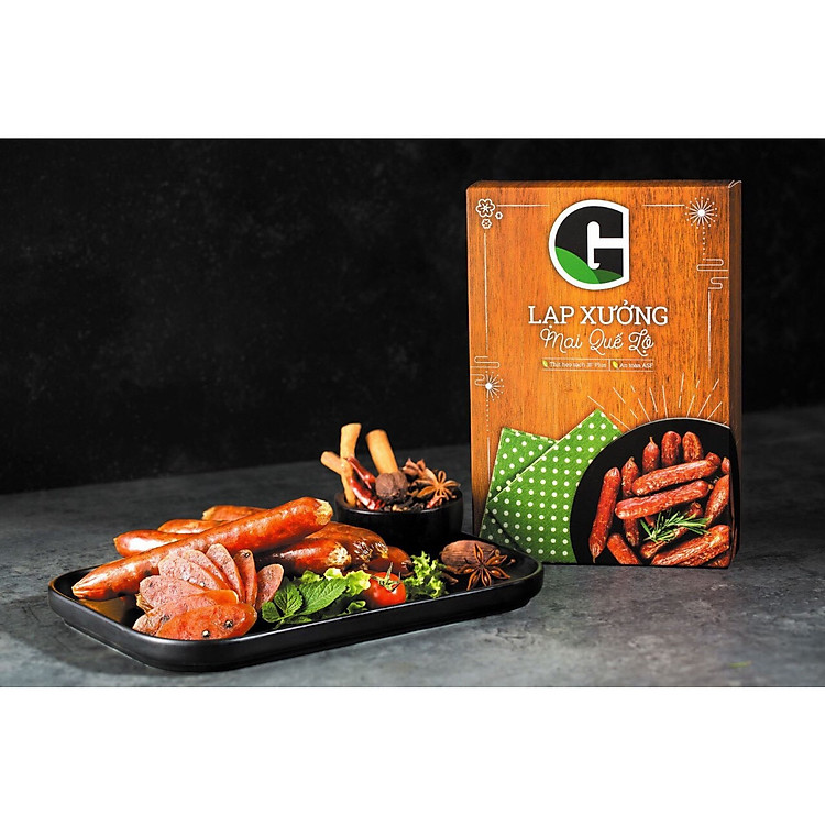 Lạp xưởng Mai Quế Lộ (Hộp 500g)