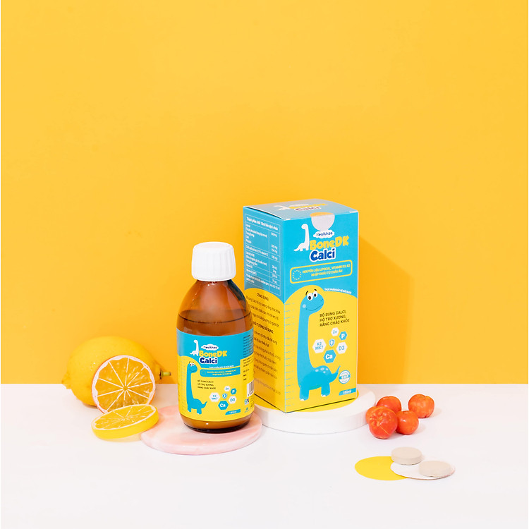 Healthza BoneDK Calci cho bé 180ml Ưu đãi