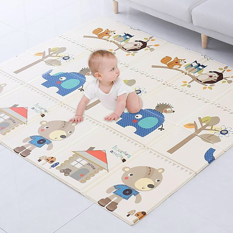 Thảm Trải Sàn XPE 2 Mặt Cho Bé Chính hãng Tiết kiệm - Hình ảnh 3